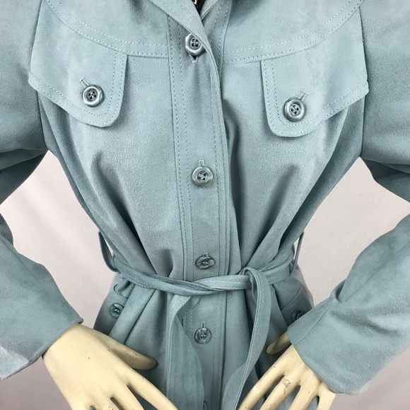 70s Suede Trenchcoat - Picture 4 of 6